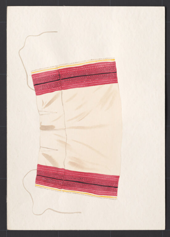 Kresba – zástera ženská