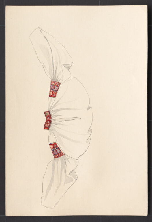 Kresba – rukávce sviatočné