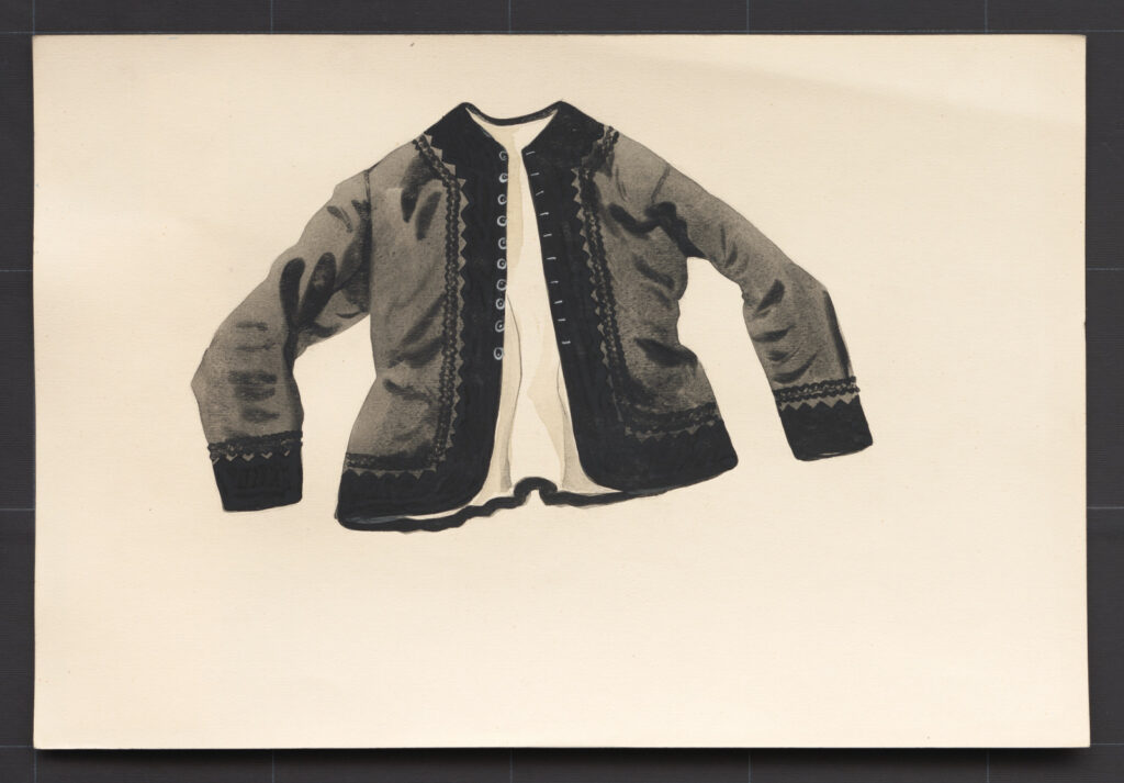 Kresba – kabátik ženský