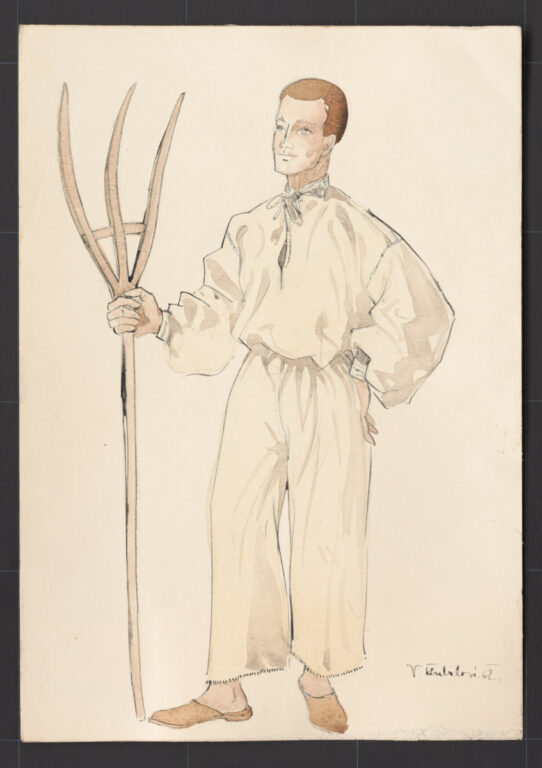 Kresba – odev mužský pracovný