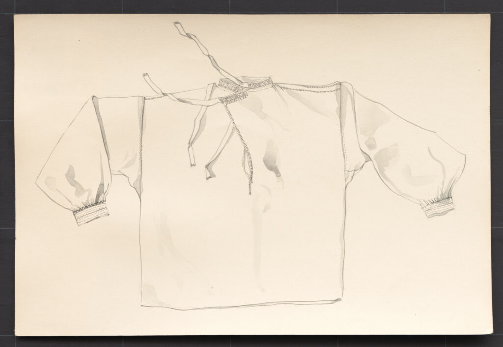 Kresba – košeľa mužská sviatočná