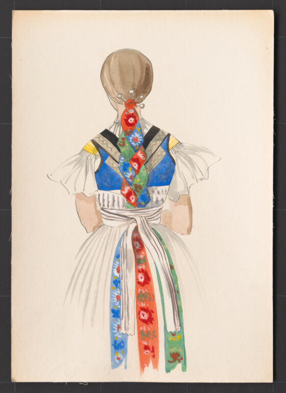 Kresba – účes dievčenský