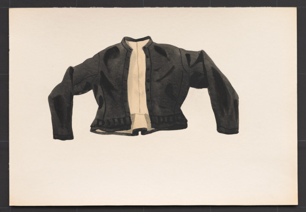 Kresba – kabátik ženský