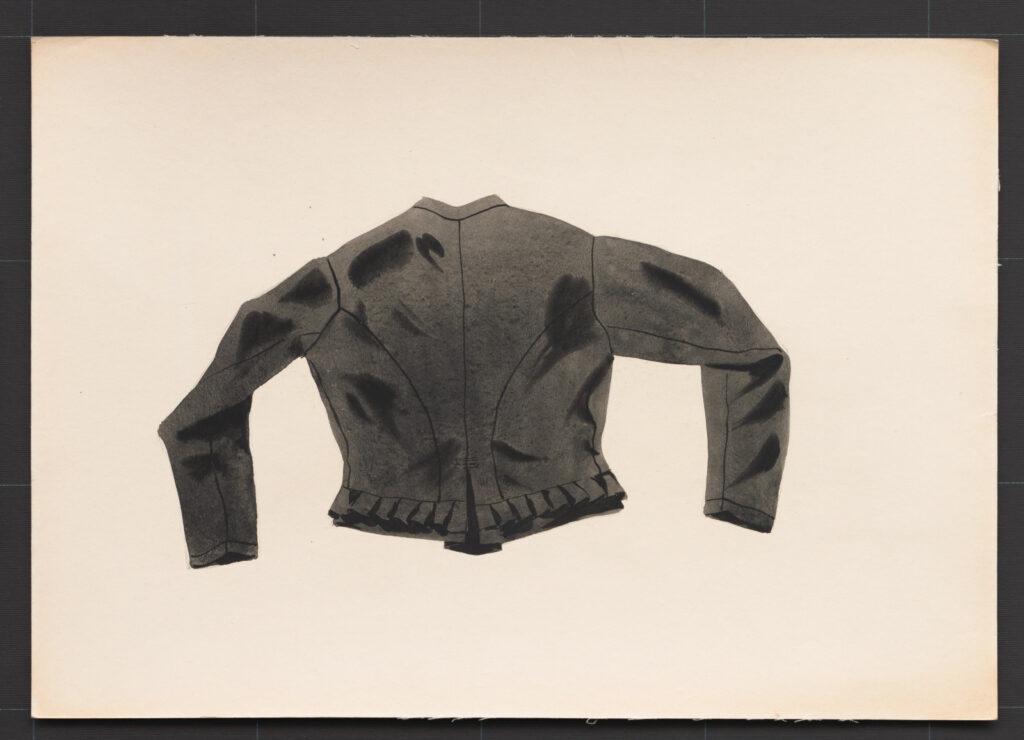 Kresba – kabátik ženský