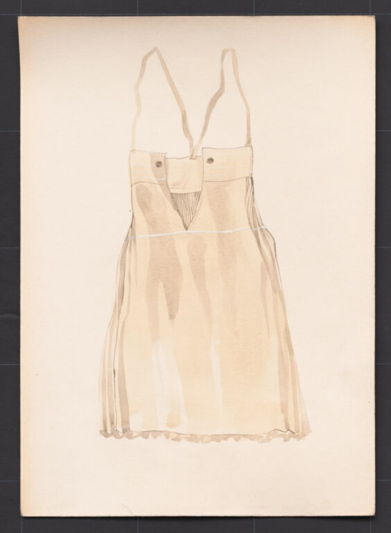 Kresba – rubáš konopný