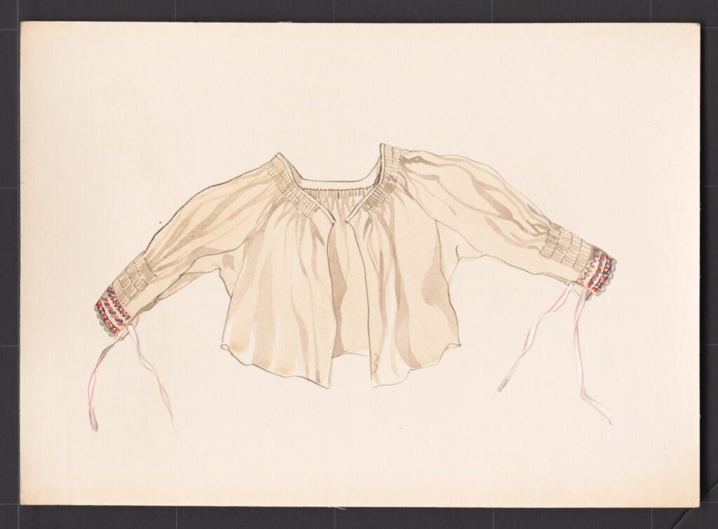 Kresba – rukávce konopné