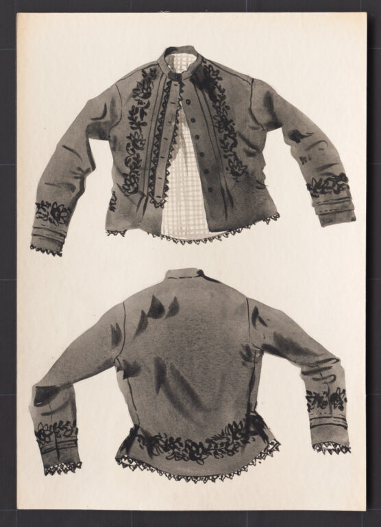 Kresba – kabátik ženský