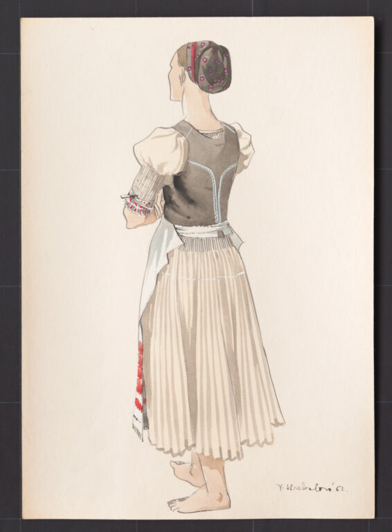 Kresba – odev ženský