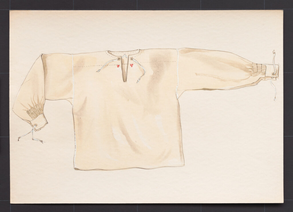 Kresba – košeľa mužská