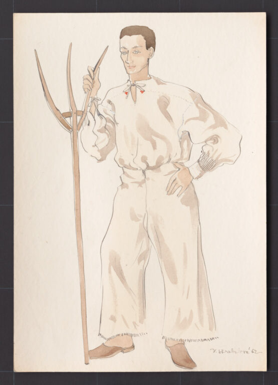 Kresba – odev mužský pracovný