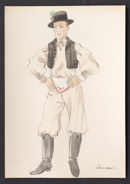 Kresba – odev mládenecký