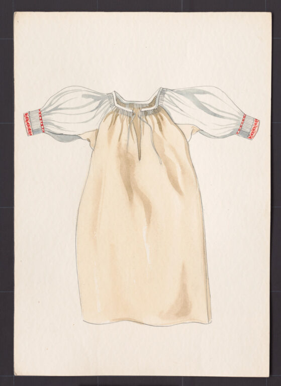 Kresba – košeľa ženská