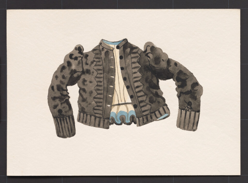 Kresba – kabátik ženský