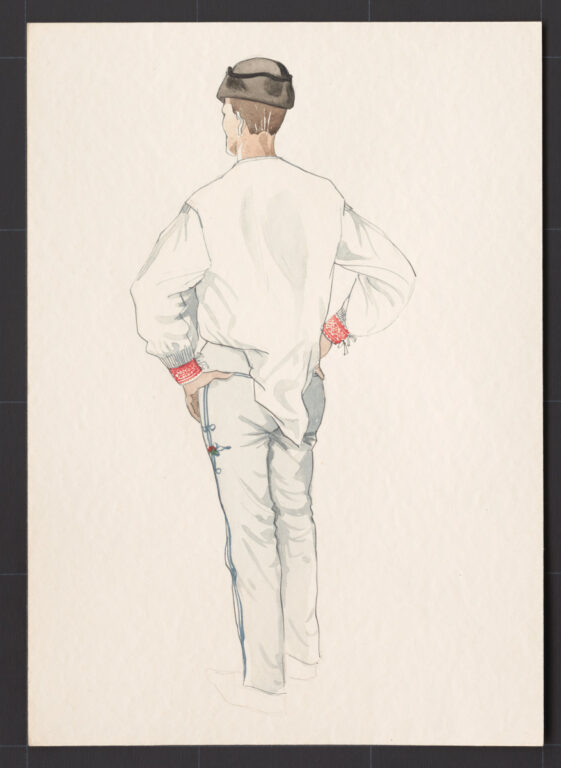 Kresba – dev mužský pracovný