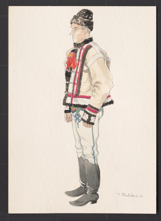 Kresba – odev mužský zimný