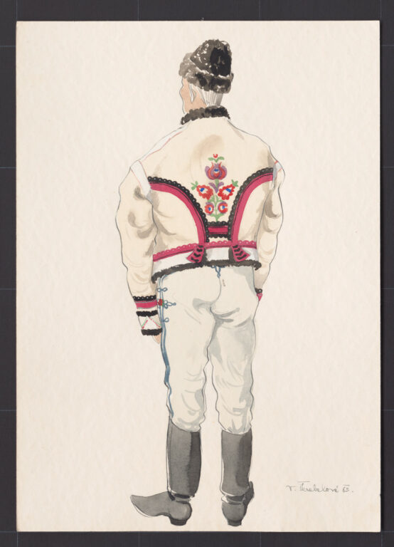 Kresba – odev mužský zimný