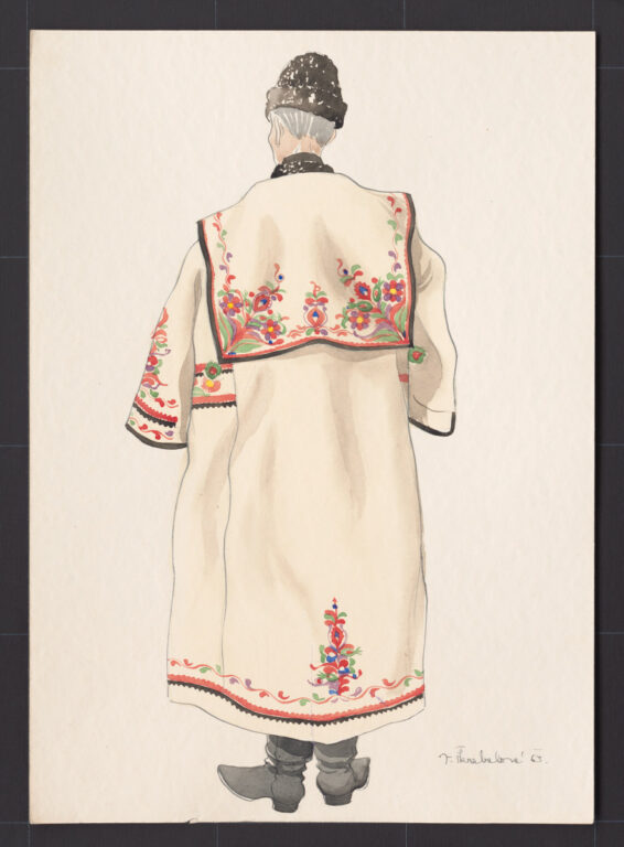 Kresba – muž v halene