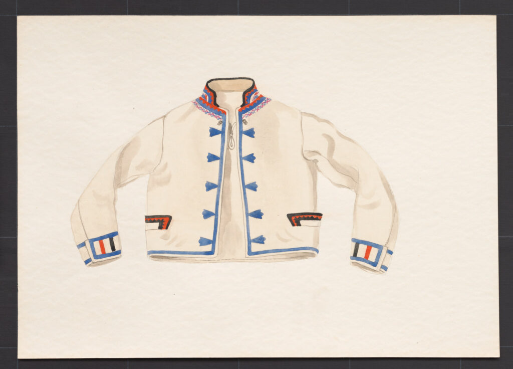 Kresba – kabanica mužská