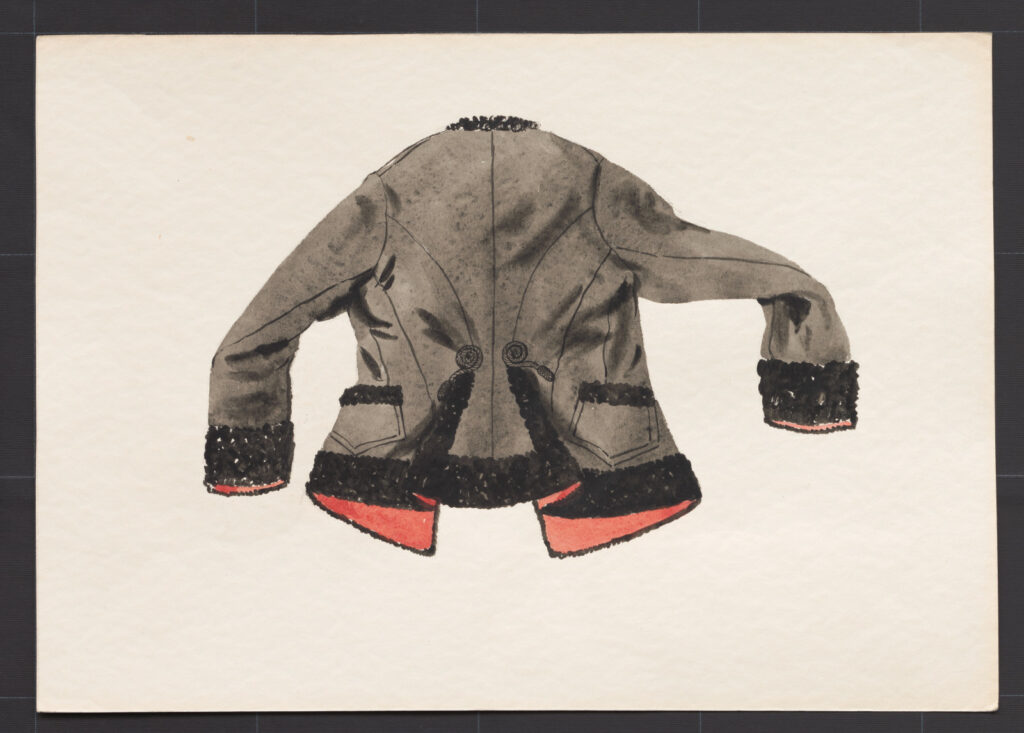 Kresba – kabátik ženský