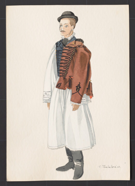 Kresba – odev mužský sviatočný