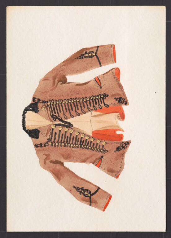 Kresba – kabátik mužský