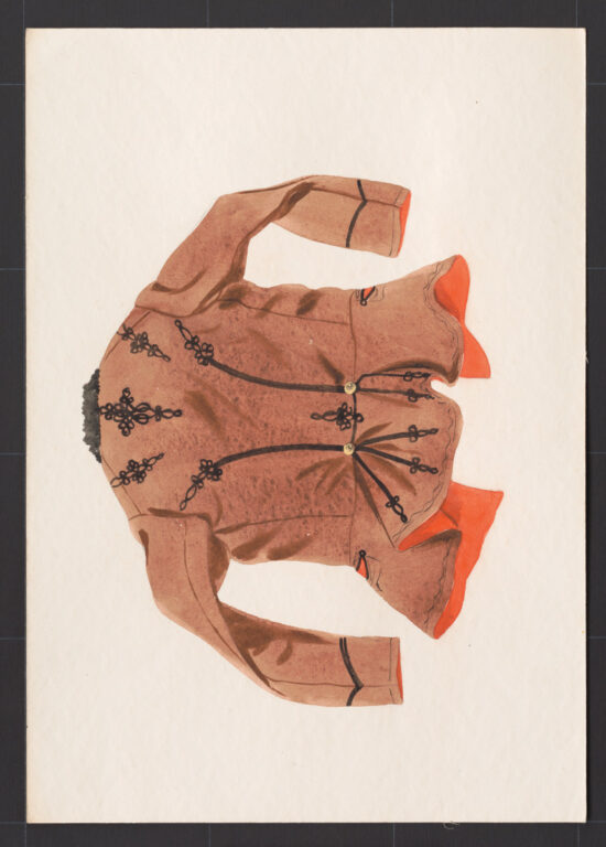 Kresba – kabátik mužský