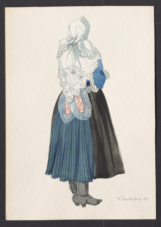 Kresba – odev ženský sviatočný