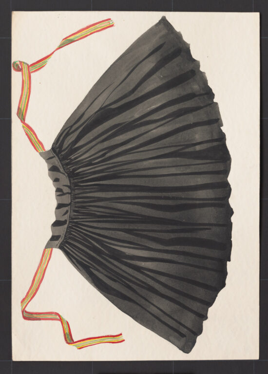 Kresba – zástera ženská