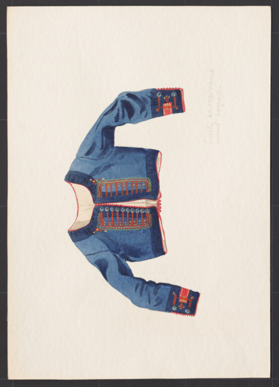 Kresba – kabátik ženský