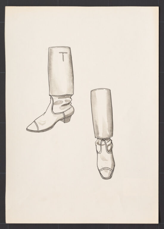 Kresba – čižmy ženské