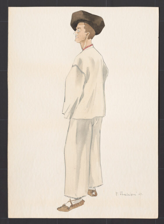 Kresba – odev mužský pracovný