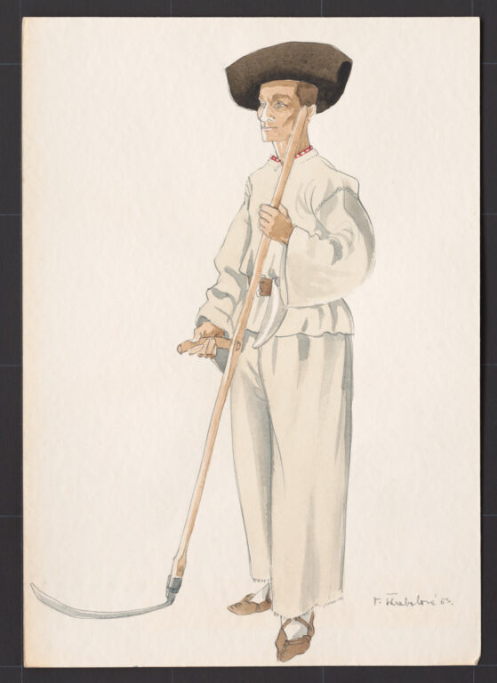 Kresba – odev mužský pracovný