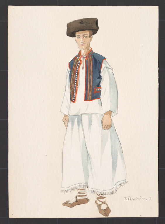 Kresba – odev mužský