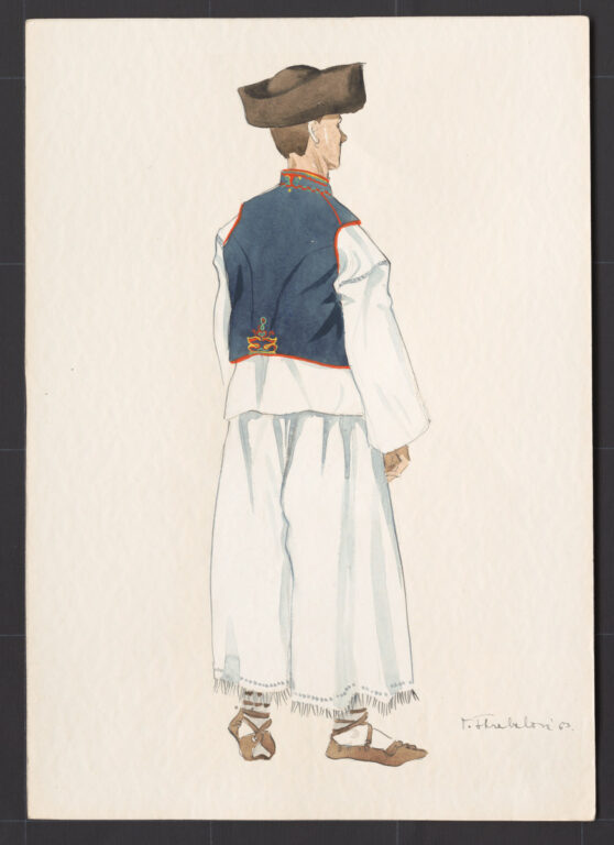 Kresba – odev mužský