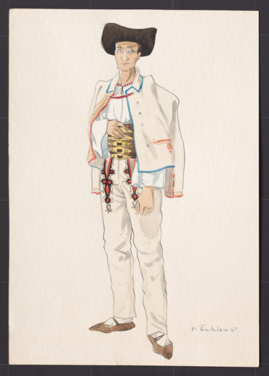 Kresba – odev mužský zimný