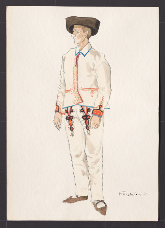 Kresba – odev mužský zimný