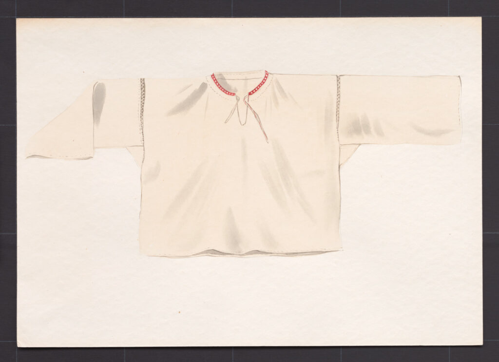 Kresba – košeľa mužská