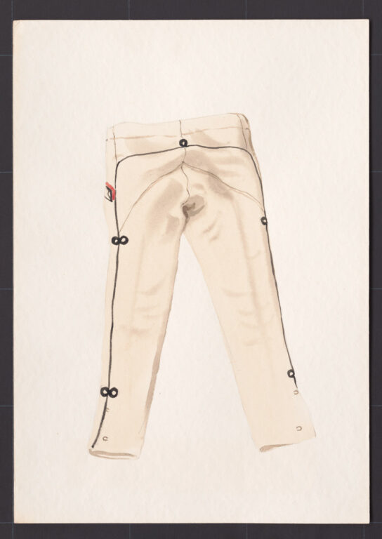 Kresba – nohavice súkenné