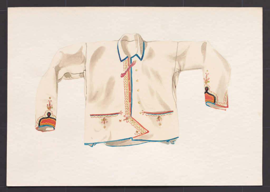 Kresba – kabanica mužská