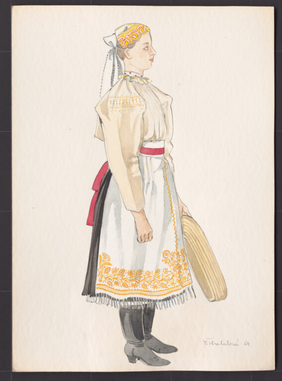 Kresba – odev ženský pracovný