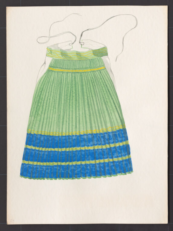 Kresba – sukňa súkenná