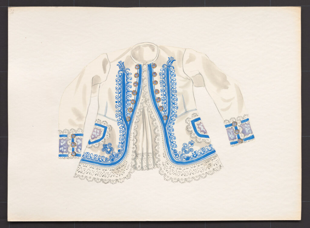 Kresba – kabátik ženský