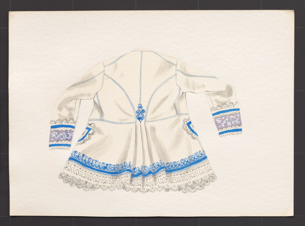 Kresba – kabátik ženský