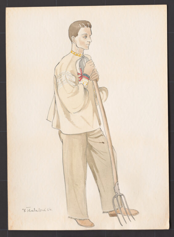 Kresba – odev mužský pracovný