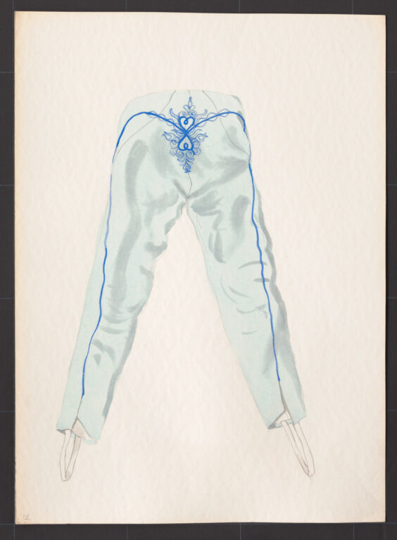 Kresba – nohavice súkenné