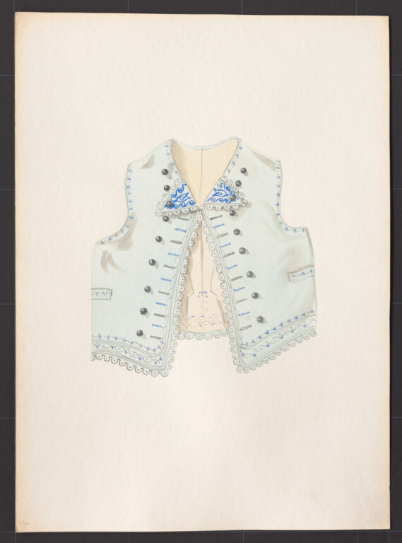 Kresba – živôtik mužský súkenný