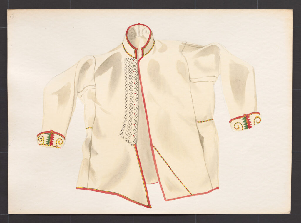 Kresba – kabanica mužská