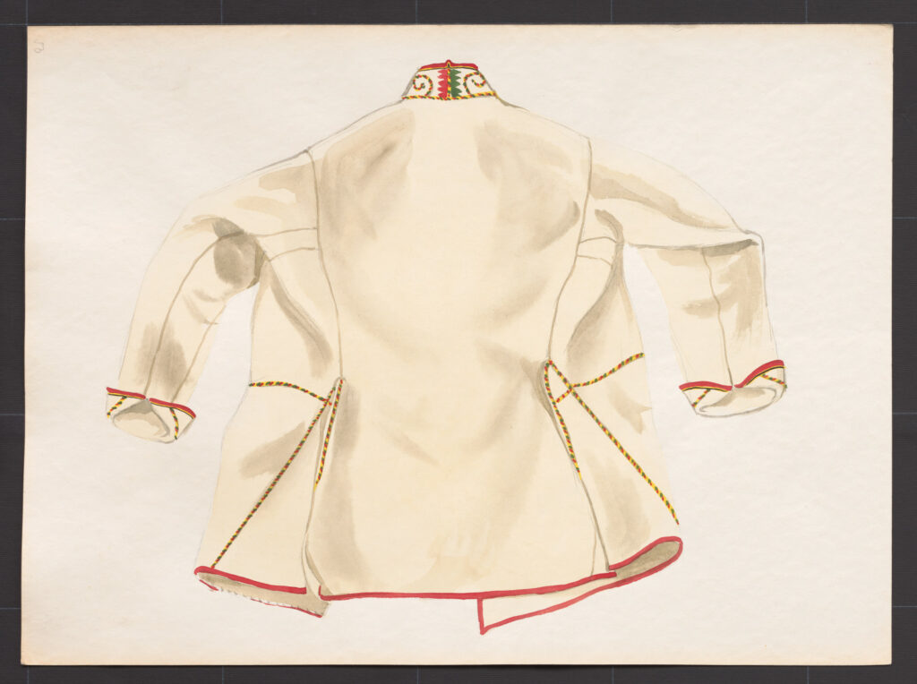 Kresba – kabanica mužská