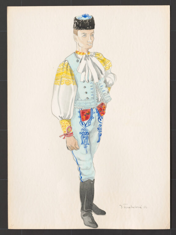 Kresba – odev mužský slávnostný