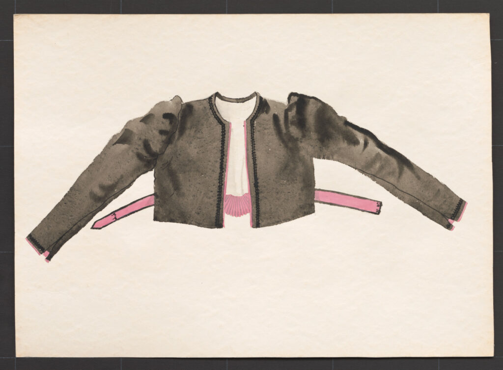 Kresba – kabátik ženský